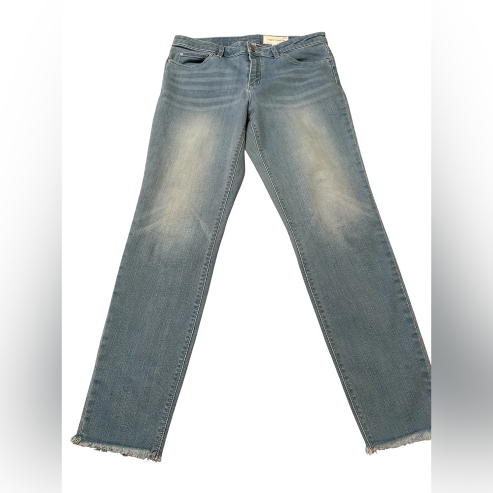 Vince Camuto Light Blue Straight Leg Jeans - Picture 2 of 5